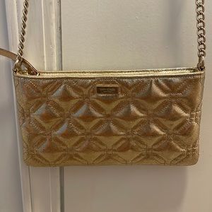 Gold Kate Spade crossbody